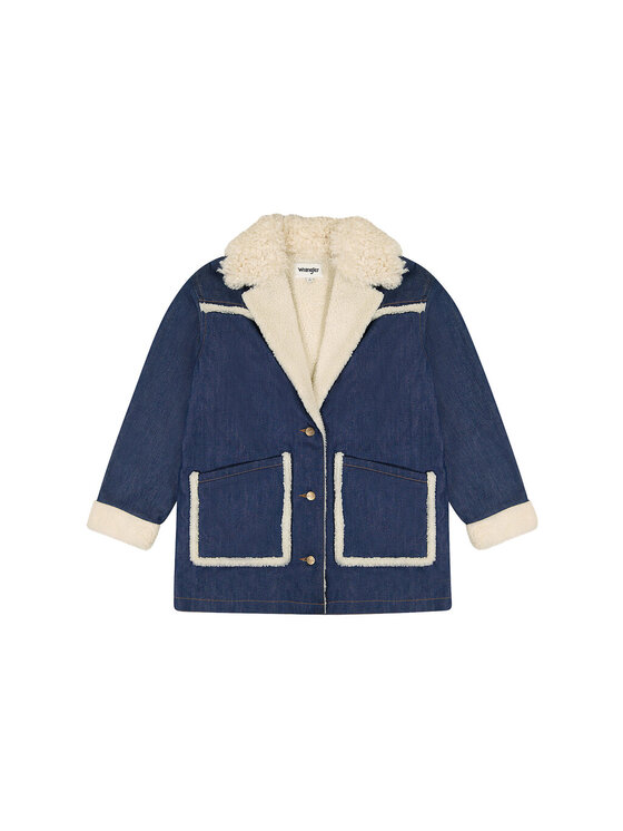 Wrangler Wrangler Giacca di jeans WRANGE COAT Blu Loose Fit