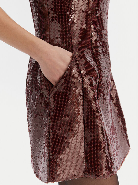 Bardot Bardot Kokteilinė suknelė Nevelle 59857DB2 Vyšninė Slim Fit