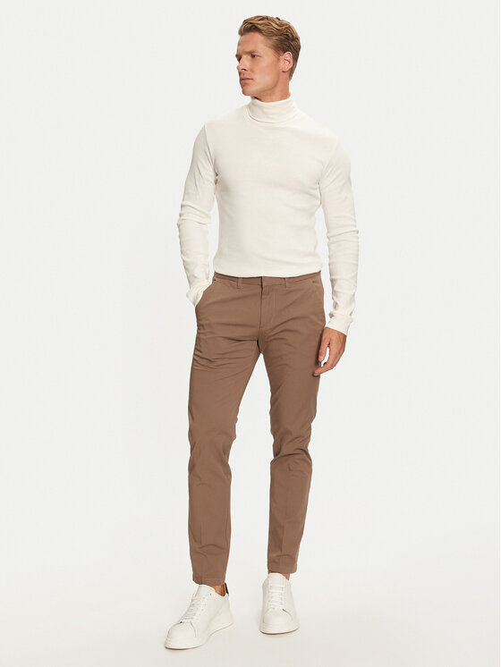 Marc O'Polo Marc O'Polo Chinosy 428 0189 10230 Beżowy Slim Fit