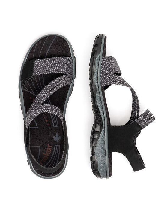 Rieker Rieker Sandalen 68871-00 Schwarz