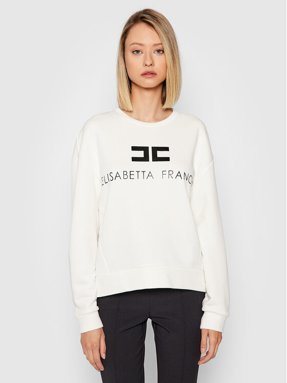 Elisabetta Franchi Elisabetta Franchi Džemperis MD-001-16E2-V180 Balta Regular Fit