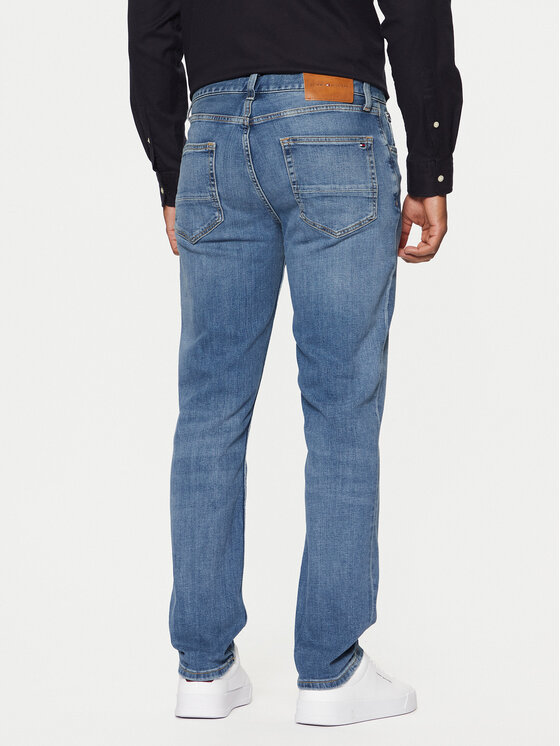 Tommy Hilfiger Tommy Hilfiger Jeansy Denton MW0MW39033 Niebieski Straight Fit