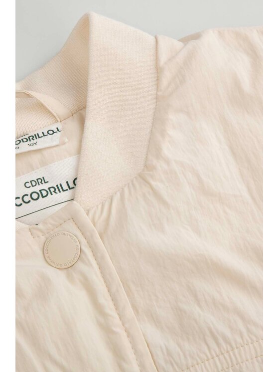 Coccodrillo Coccodrillo Kurtka przejściowa WC6152703OGJ-003 Écru Regular Fit