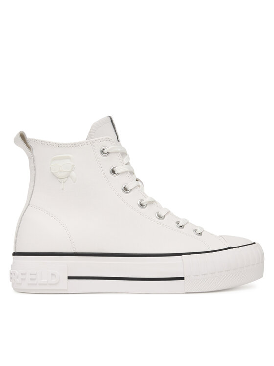 KARL LAGERFELD KARL LAGERFELD Sneakers aus Stoff Kampus Max KL60456 Weiß