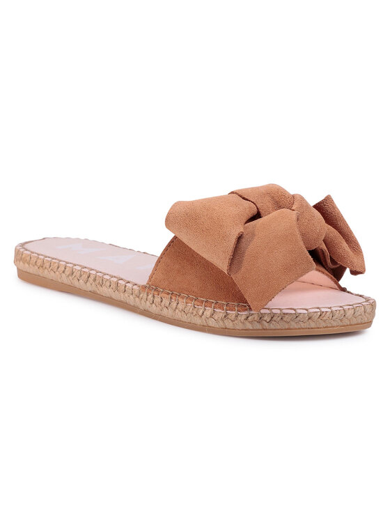 Manebi Espadrile Sandals With Bow W 1.1 J0 Rjava