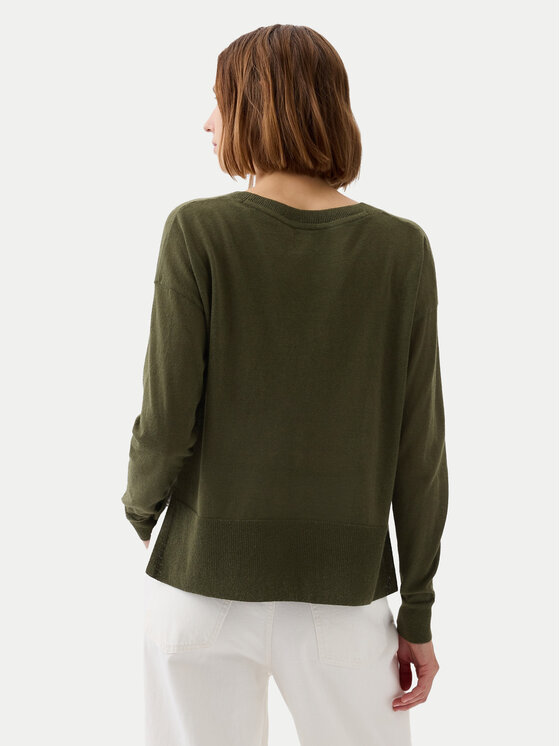 Gap Gap Džemper 854769-03 Zelena Relaxed Fit