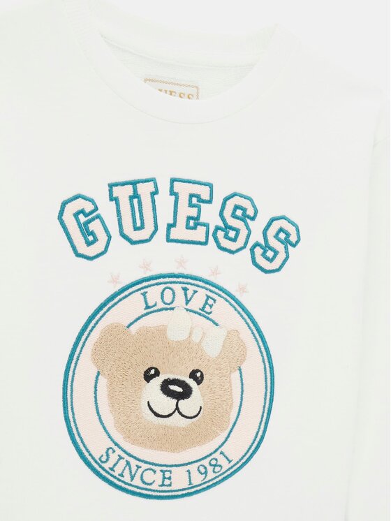 Guess Kids Guess Kids Sukienka codzienna 183734 Beżowy Classic Fit