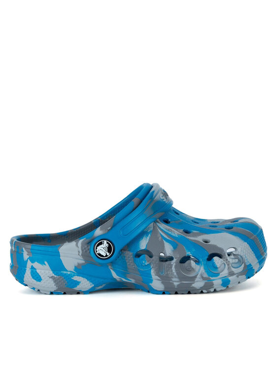 Crocs Natikače BAYA MARBLED CLOG KIDS 207016-4GL Tamnoplava