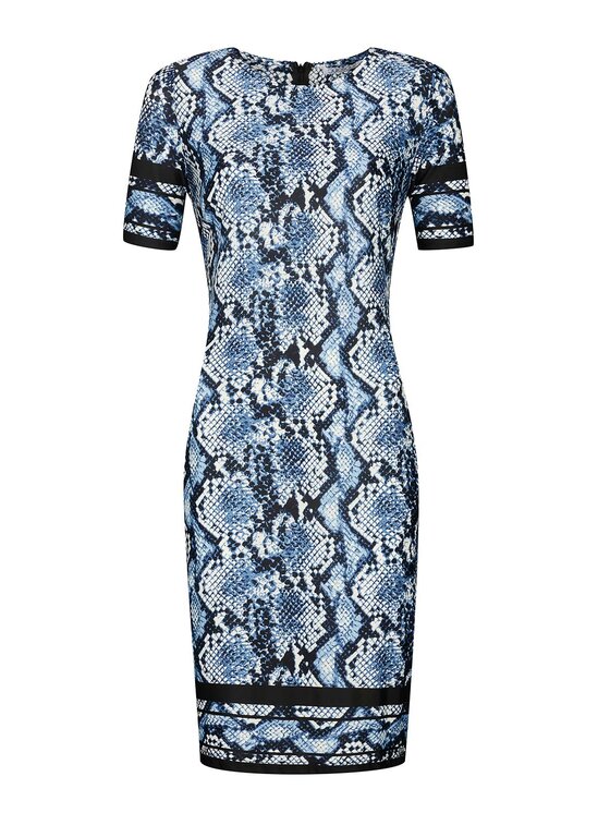 QUIOSQUE QUIOSQUE Každodenné šaty VIENNA SNAKE DRESS Farebná Regular Fit
