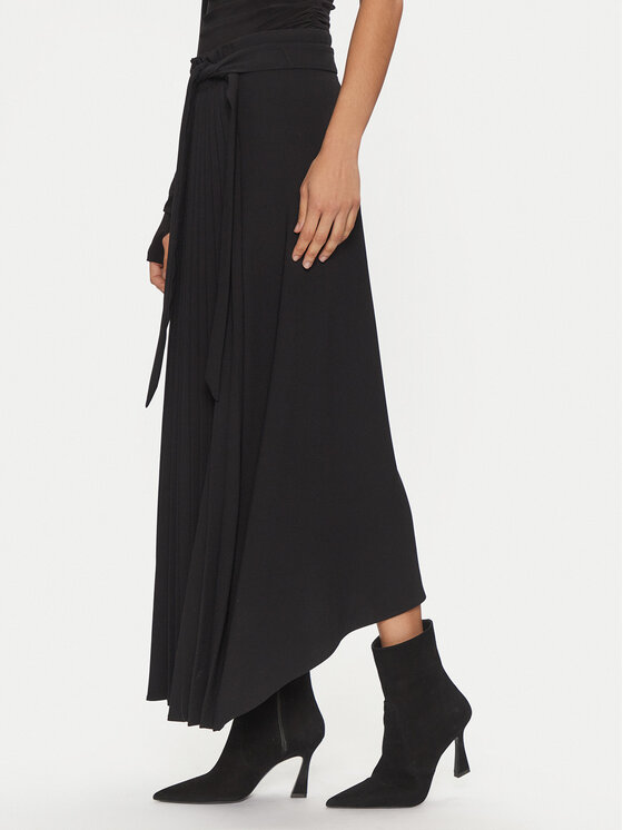 Joseph Ribkoff Joseph Ribkoff Spódnica plisowana 243117 Czarny Regular Fit