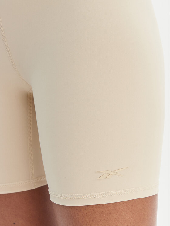 Reebok Reebok Szorty sportowe Reebok x Ewa Chodakowska RK25618CCW Beżowy Slim Fit