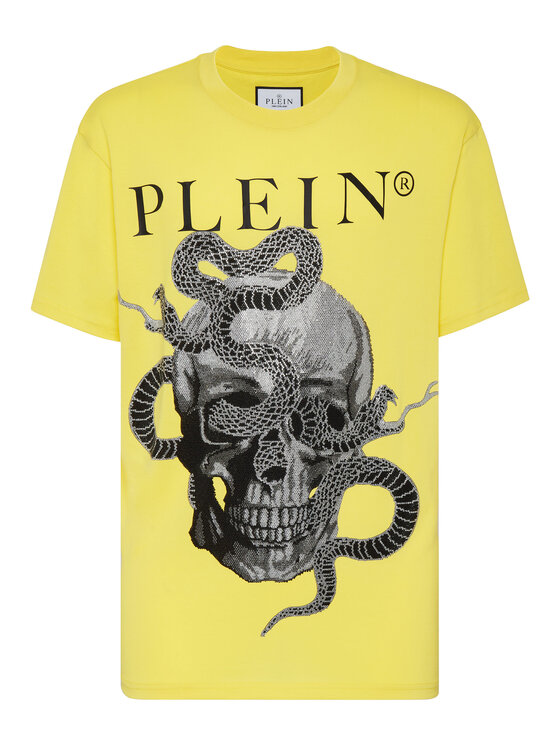 PHILIPP PLEIN PHILIPP PLEIN T-Shirt 851 Žlutá Regular Fit