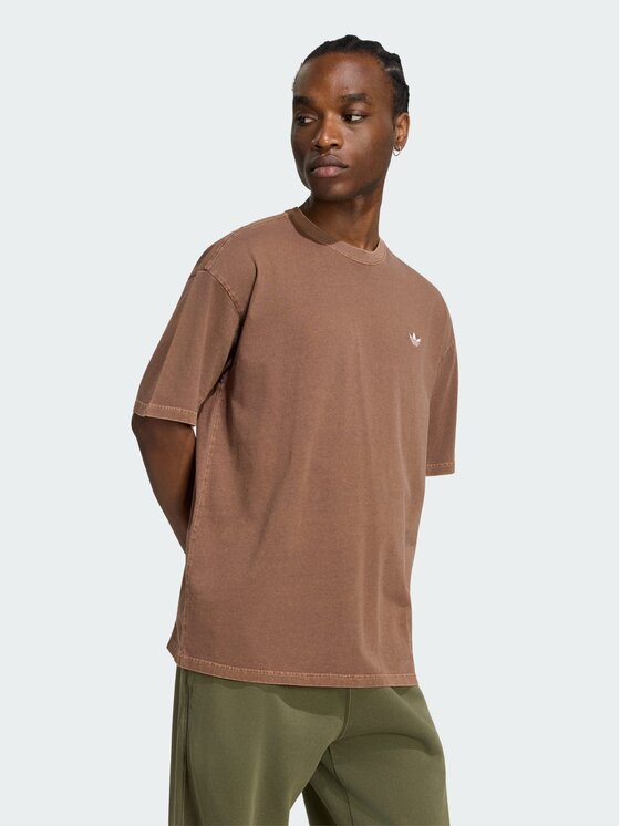 adidas adidas T-Shirt 168811 Brązowy Loose Fit