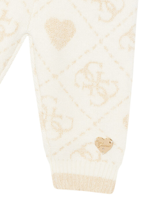 Guess Guess Σετ πουλόβερ και παντελόνι υφασμάτινο A5BG03 Z39N0 Μπεζ Regular Fit