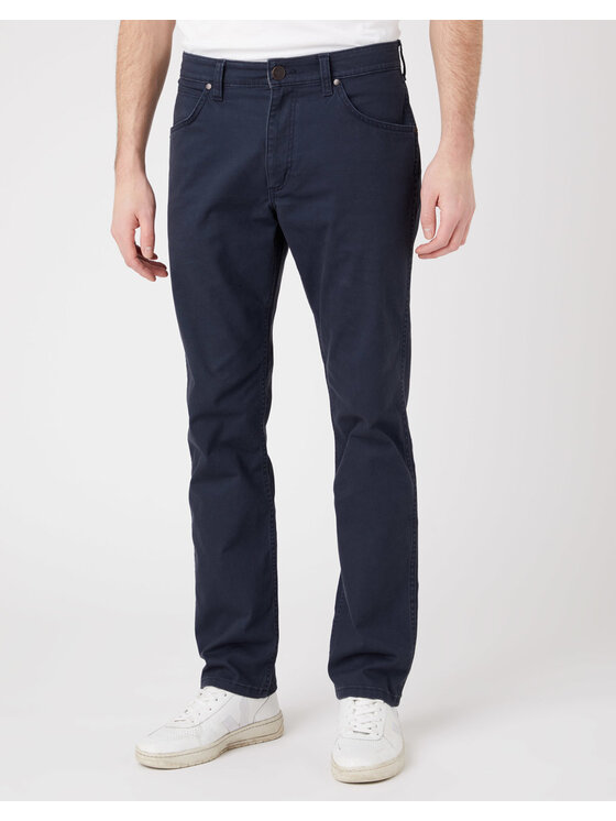 Wrangler Wrangler Pantaloni di tessuto GREENSBORO Blu Straight Fit