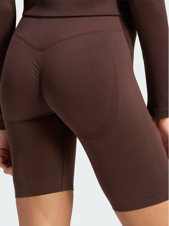 adidas adidas Legginsy 168150 Brązowy ciemny Fitted Fit
