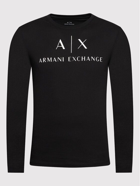 Armani Exchange Armani Exchange Longsleeve 8NZTCH Z8H4Z 1200 Nero Slim Fit