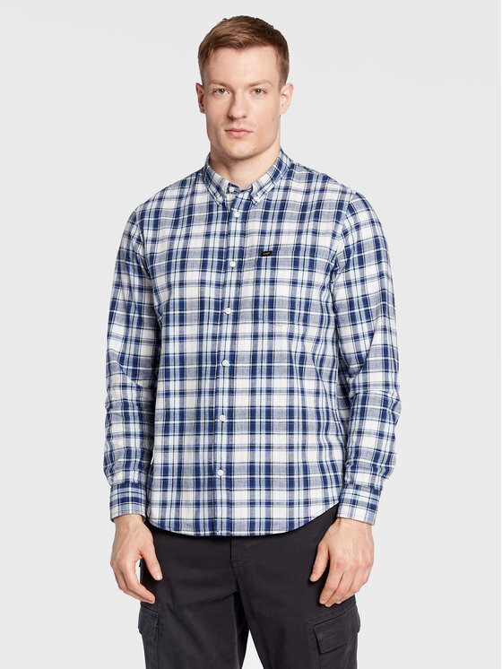 Lee Krekls Button Down L880DG35 112322558 Tumši zils Regular Fit