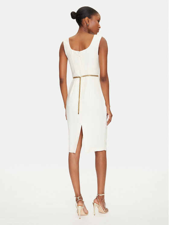 Marciano Guess Marciano Guess Rochie cocktail 5GGK12 7300A Écru Regular Fit