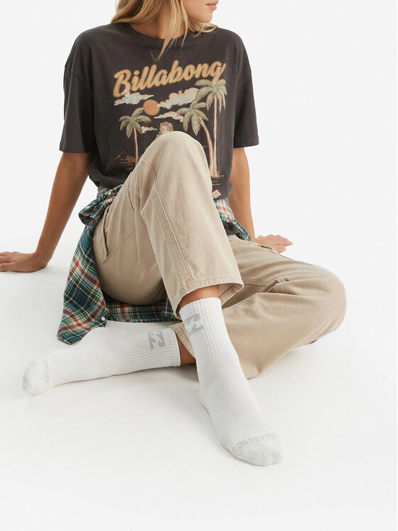 Billabong Billabong Șosete joase AS_BILLABONG_03Z_SS25 (3-PACK) Alb