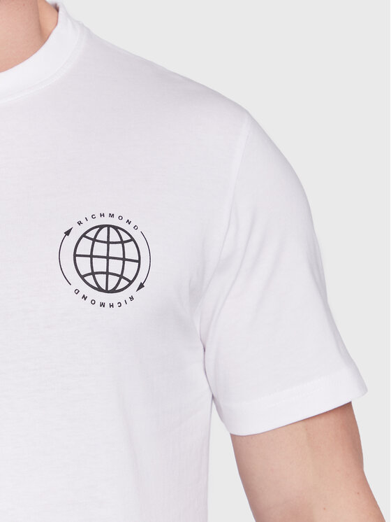 John Richmond John Richmond T-shirt UMP23086TS Bianco Regular Fit