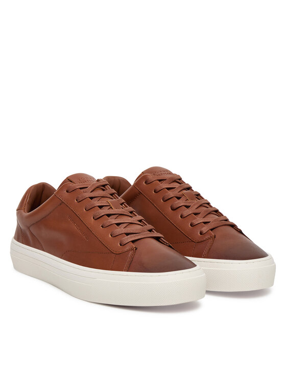 Tommy Hilfiger Tommy Hilfiger Tenisice Premium Dress Cupsole Cognac FM0FM05771 Smeđa
