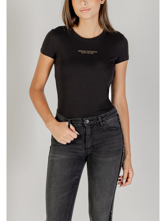 Armani Exchange Armani Exchange T-shirt XW001455 AF10356 Nero Casual Fit