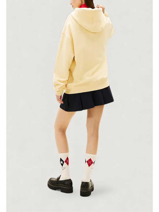 Tommy Jeans Tommy Jeans Felpa DN0DN00099 Bianco Casual Fit