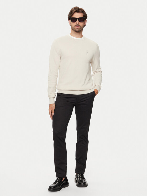 Calvin Klein Calvin Klein Chino K10K113429 Crna Slim Fit