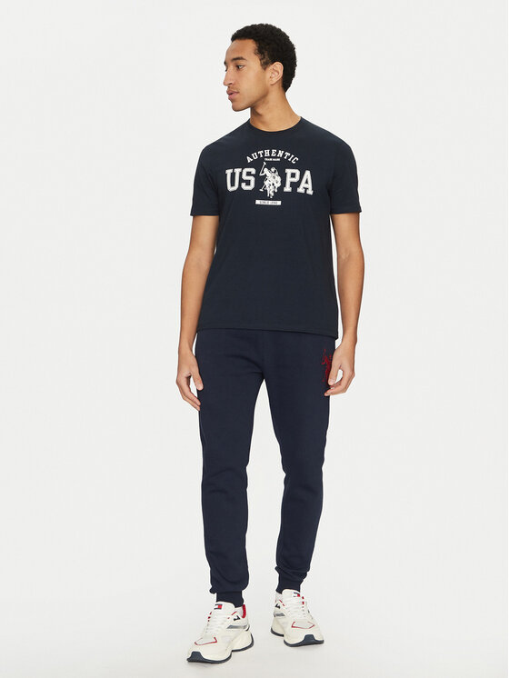 U.S. Polo Assn. U.S. Polo Assn. T-Shirt MUP4083 Granatowy Regular Fit