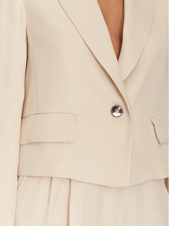 Marella Marella Giacca da abito Salvia 2515041121 Beige Regular Fit