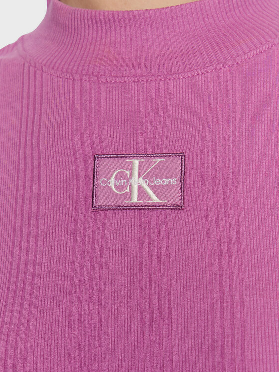 Calvin Klein Jeans Calvin Klein Jeans Blúz J20J220295 Lila Slim Fit