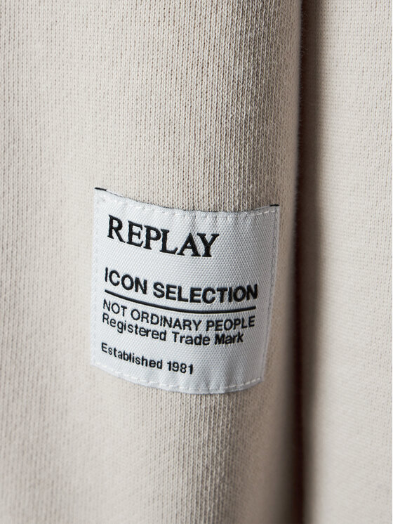 REPLAY Replay Суитшърт M6702A.000.23650P Бежов Regular Fit