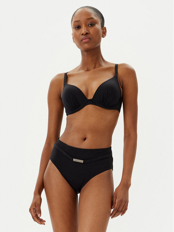 Chantelle Chantelle Горнище на бански Icon C16VNP Черен