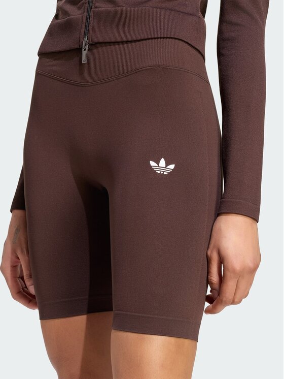 adidas adidas Legginsy 168150 Brązowy ciemny Fitted Fit