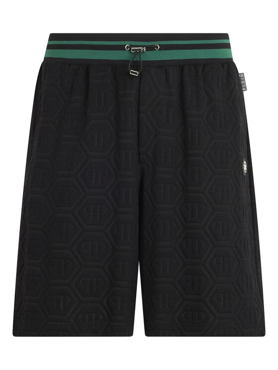 PHILIPP PLEIN PHILIPP PLEIN Szorty sportowe 30620 Czarny Jogger Fit