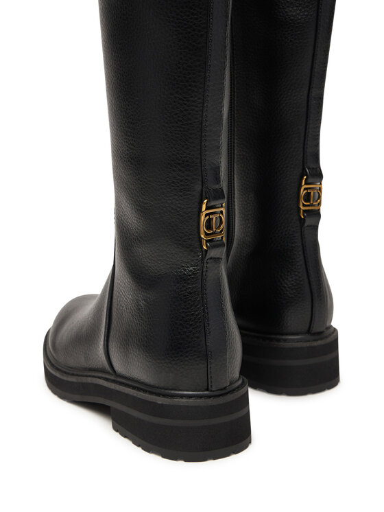 TWINSET TWINSET Botforti 252TGT124 Melns