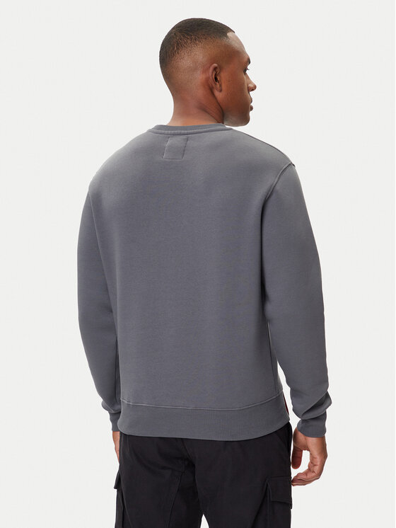 Alpha Industries Alpha Industries Bluză Basic 178302 Gri Regular Fit
