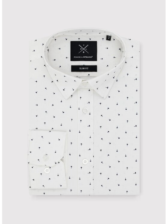 Pako Lorente Pako Lorente Koszula P24WN-1X-033 Biały Slim Fit