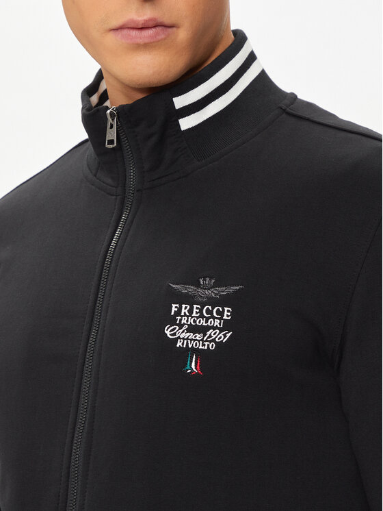 Aeronautica Militare Aeronautica Militare Світшот 241FE1756F459 Чорний Regular Fit