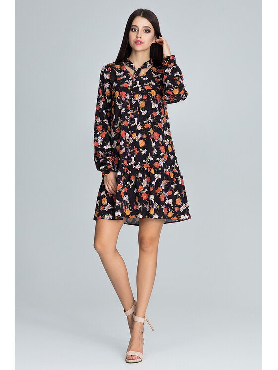 FIGL FIGL Sukienka M599 Kolorowy Regular Fit