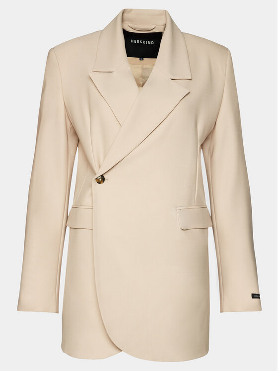Herskind Herskind Marynarka Lilith 5010993 Beżowy Regular Fit