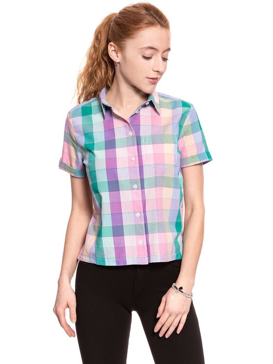 Wrangler Wrangler Camicia SS SHIRT Rosa Regular Fit