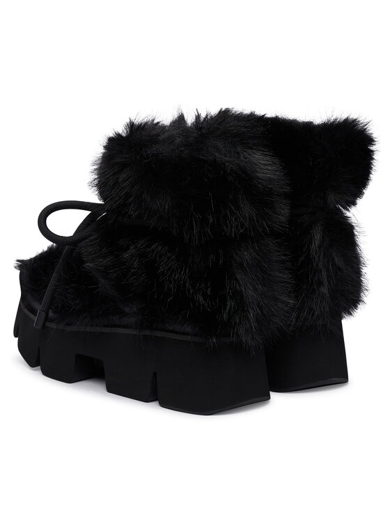 United Nude United Nude Снігоходи Stomper Fur Boot 1104801120 Чорний