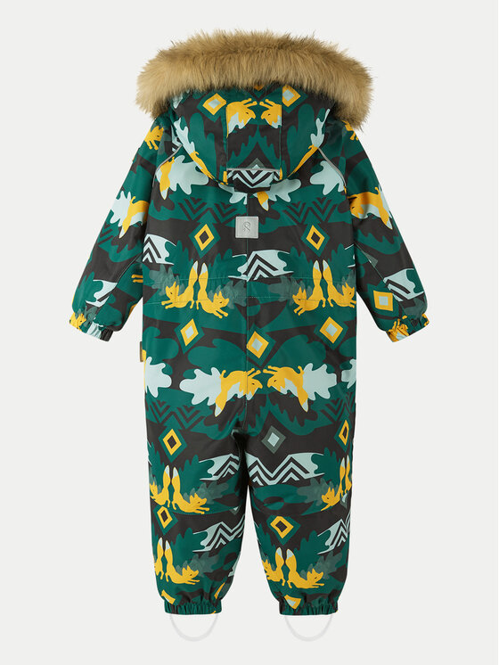 Reima Reima Ziemas kombinezons Lappi 5100129C Zaļš Regular Fit
