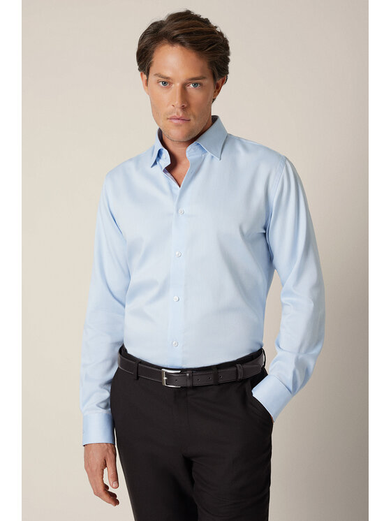 Lancerto Lancerto Koszula Nicoletta KO073225000009 Niebieski Regular Fit