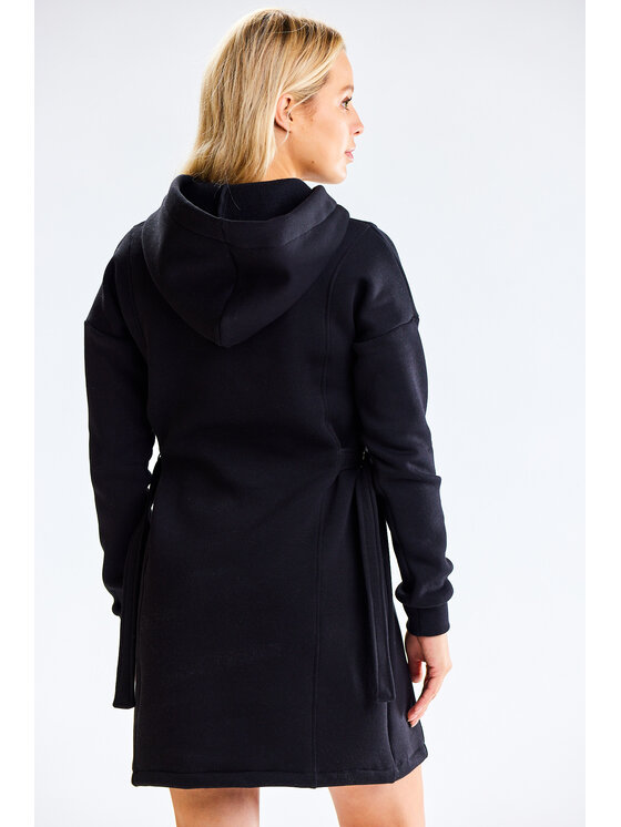 Infinite You Infinite You Sukienka dzianinowa M331 Czarny Basic Fit