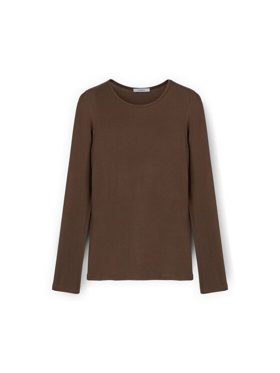 Motivi Motivi T-shirt G381W003433N022 Marrone Regular Fit