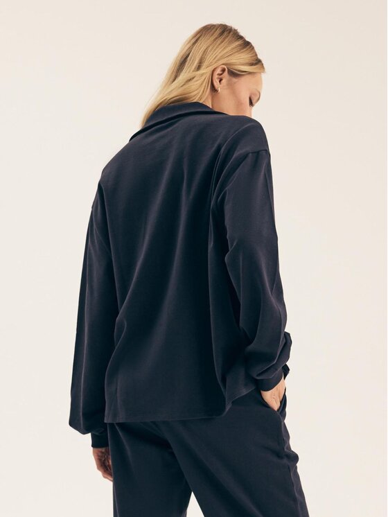 Esotiq Esotiq Bluza 42401 Niebieski Regular Fit