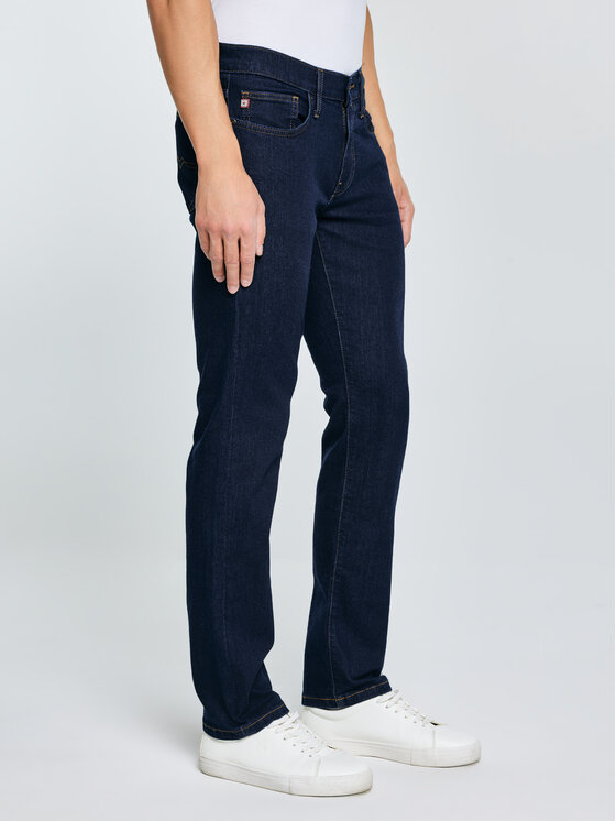 BIG STAR BIG STAR Jeansy TERRY Granatowy Slim Fit